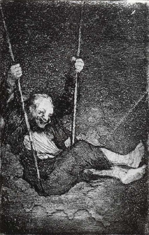 Francisco Goya Old man on a Swing